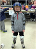 Kid Equipped with Ice Skating Gear