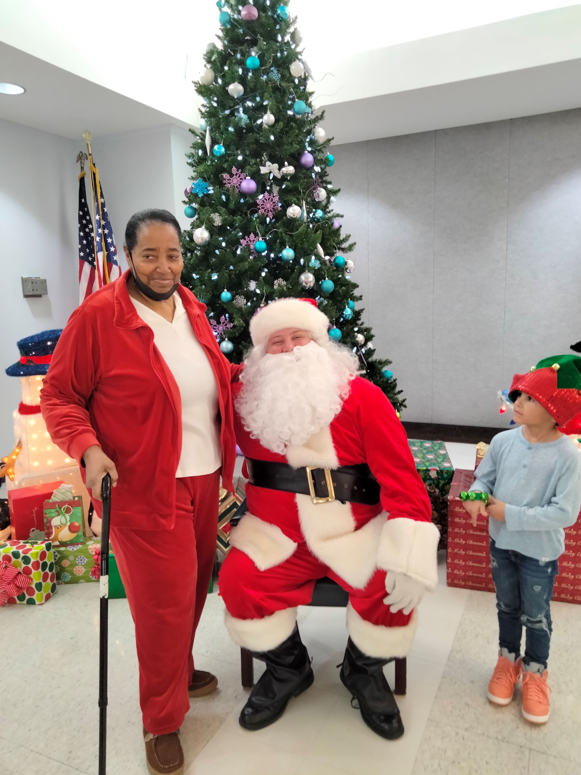 Visit from Santa for the Seniors