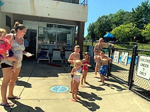 A Family Arrives at the Birthday Bash Splash