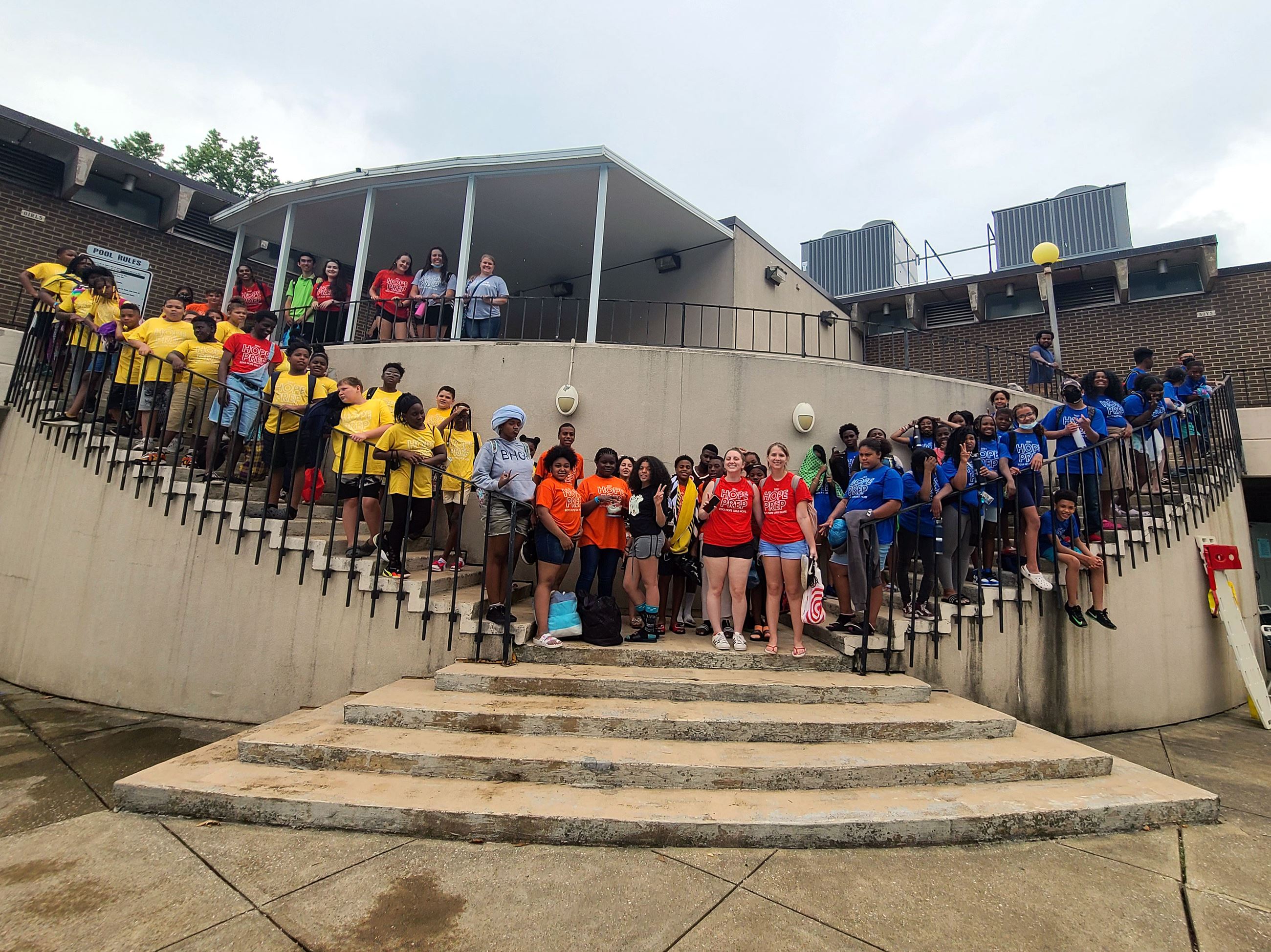 Children From Boys Hope Girls Hope at the Pool