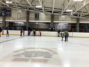 Attendees Skating on the Perimeter of the Park 2