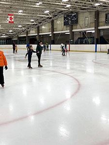 Several Attendees Skating on the Ice 5