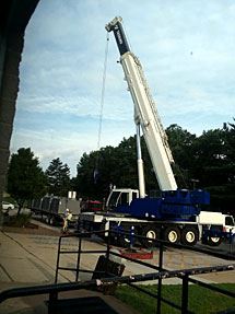 Crane in the Parking Lot 4