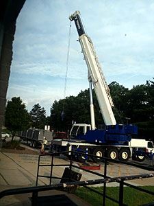 Crane in the Parking Lot 5