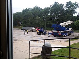 Crane Lifting a Condenser 4