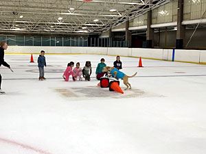Benny Jumping over a Hurdle