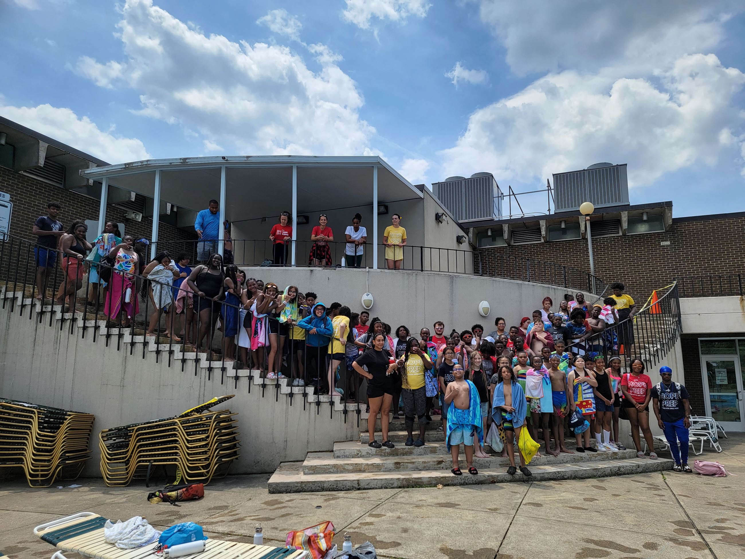 June 1st Visit to the pool by Boys Hope Girls Hope