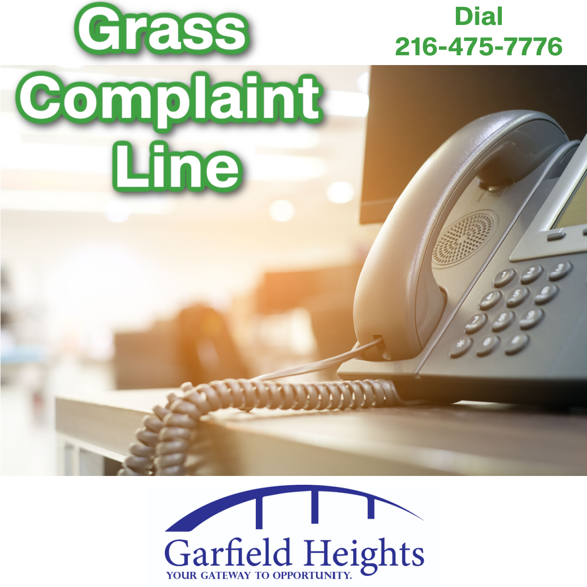 Grass Complaint Line 