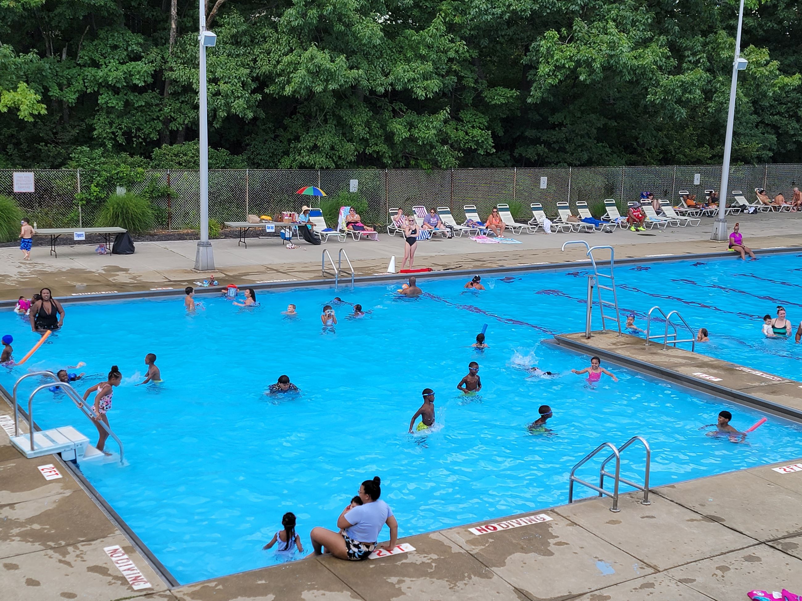 Kids enjoying the pool Kids enjoying the pool